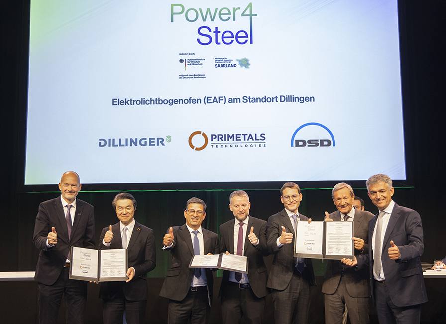 [Translate to Russian:] Dillinger and ROGESA have chosen Primetals Technologies as supplier of a new production complex, which marks a significant step in the green transition of its production process in Dillingen, Germany. 